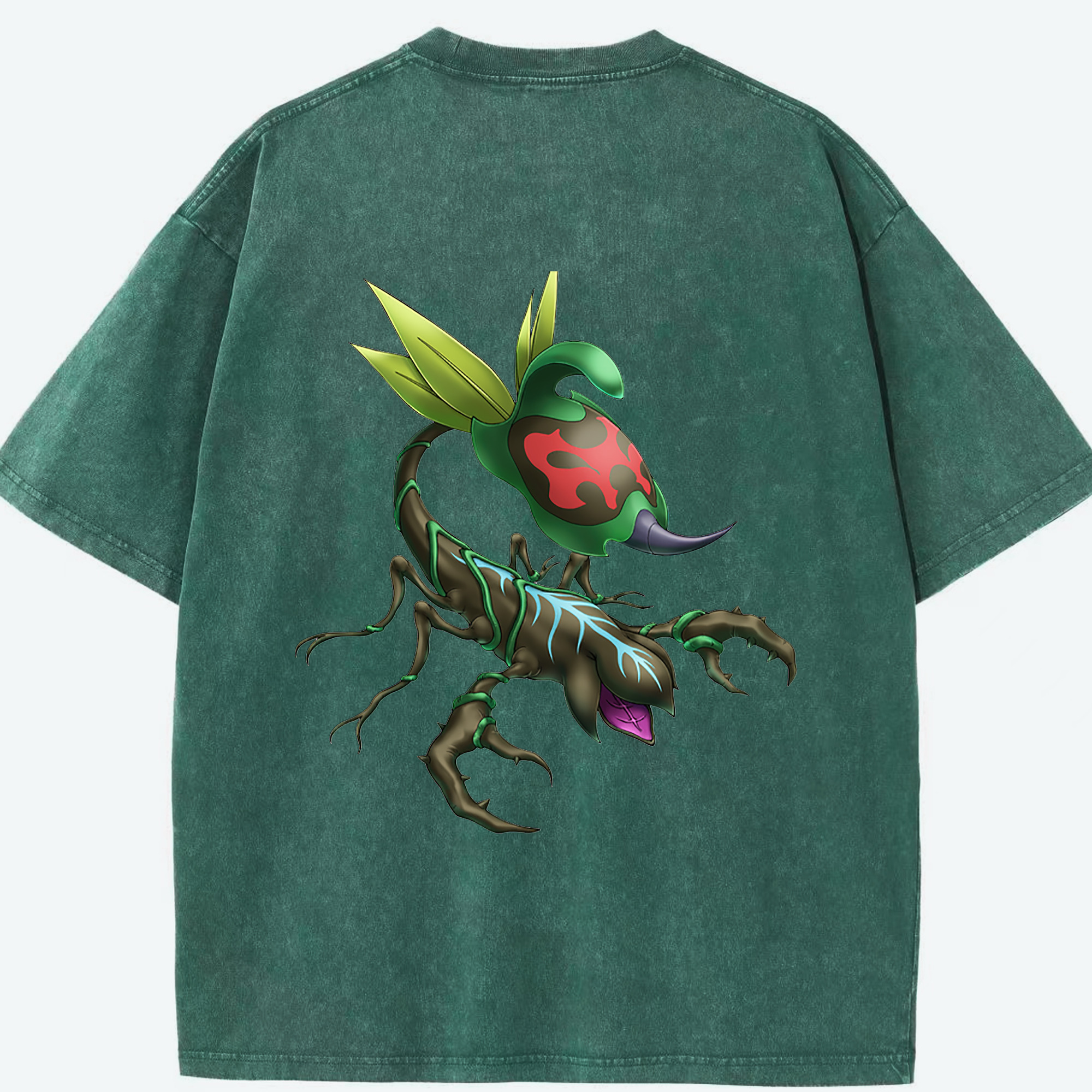 （画像用） 遊☆戯☆王 Yu-Gi-Oh! 綿100% ヴィンテージ風 半袖Tシャツ（背面プリント）